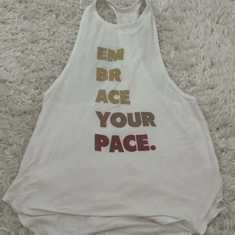 White Workout Tank